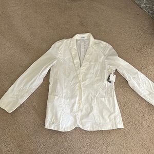 Calvin Klein Men white cotton jacket